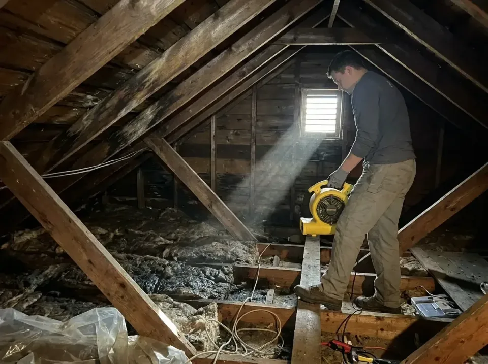 attic-water-damage-drying-proc-007 — frequently asked questions, Emergency Water Extraction & 24/7 Flood Response in Marlbor…